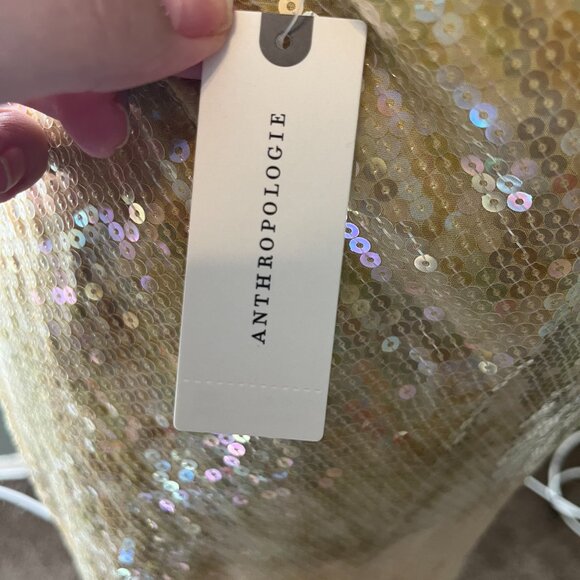 Anthropologie The Tilda Sequin Slip Skirt (NWT - SOLD OUT) - Picture 7 of 8